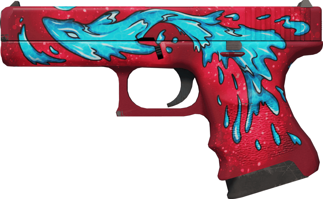 Glock-18 | Water Elemental (Minimal Wear)