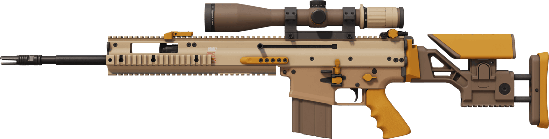 SCAR-20 | Short Ochre (Factory New)