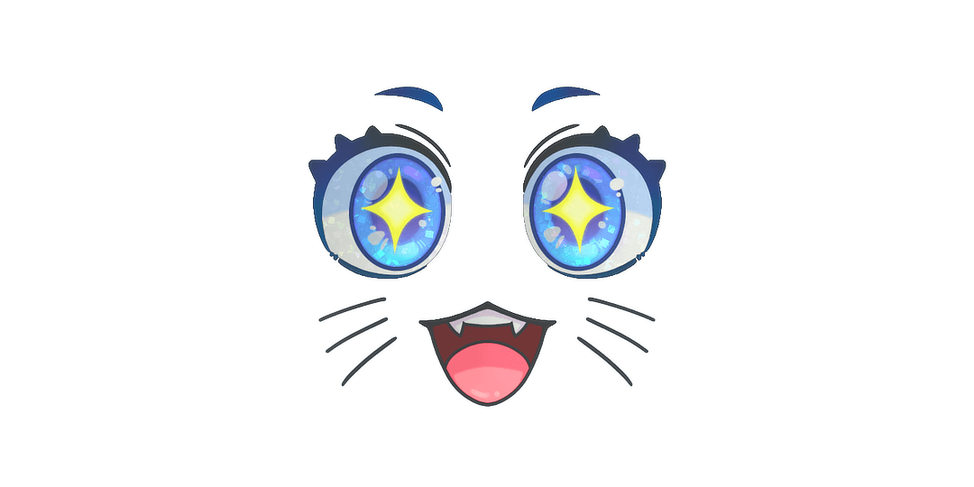 Sticker | Kawaii Eyes (Glitter)