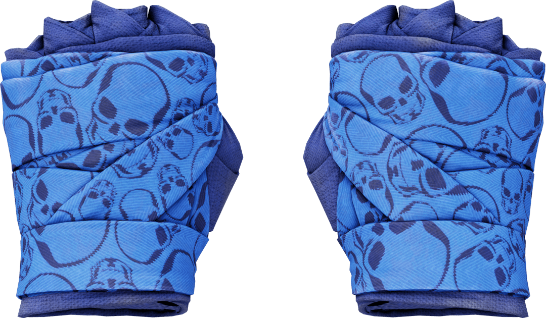 ★ Hand Wraps | Cobalt Skulls (Field-Tested)
